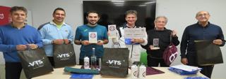 Carlos Mansilla, ganador del primer Torneo de Tenis de Periodistas