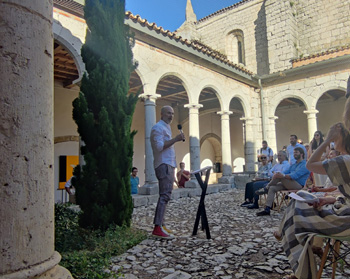 Simancas: Julio Galán inauguró su exposición escultórica Génesis