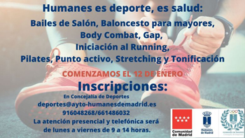 El programa Humanes es Deporte, es Salud ofrece actividades gratis