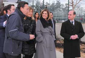 Madrid: Ana Botella visita la instalación deportiva Torrespaña