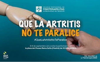 Los fisios visibilizarán la artritis con una gran invasión de maniquíes