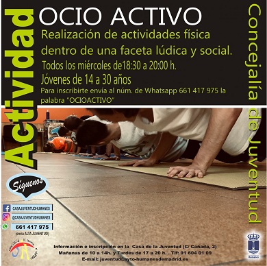 Humanes de Madrid inicia el programa Ocio Activo para jóvenes