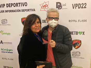 La APDM recibió en Alcalá uno de los premios VIP Deportivo